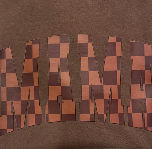 Mama Checkered Tee