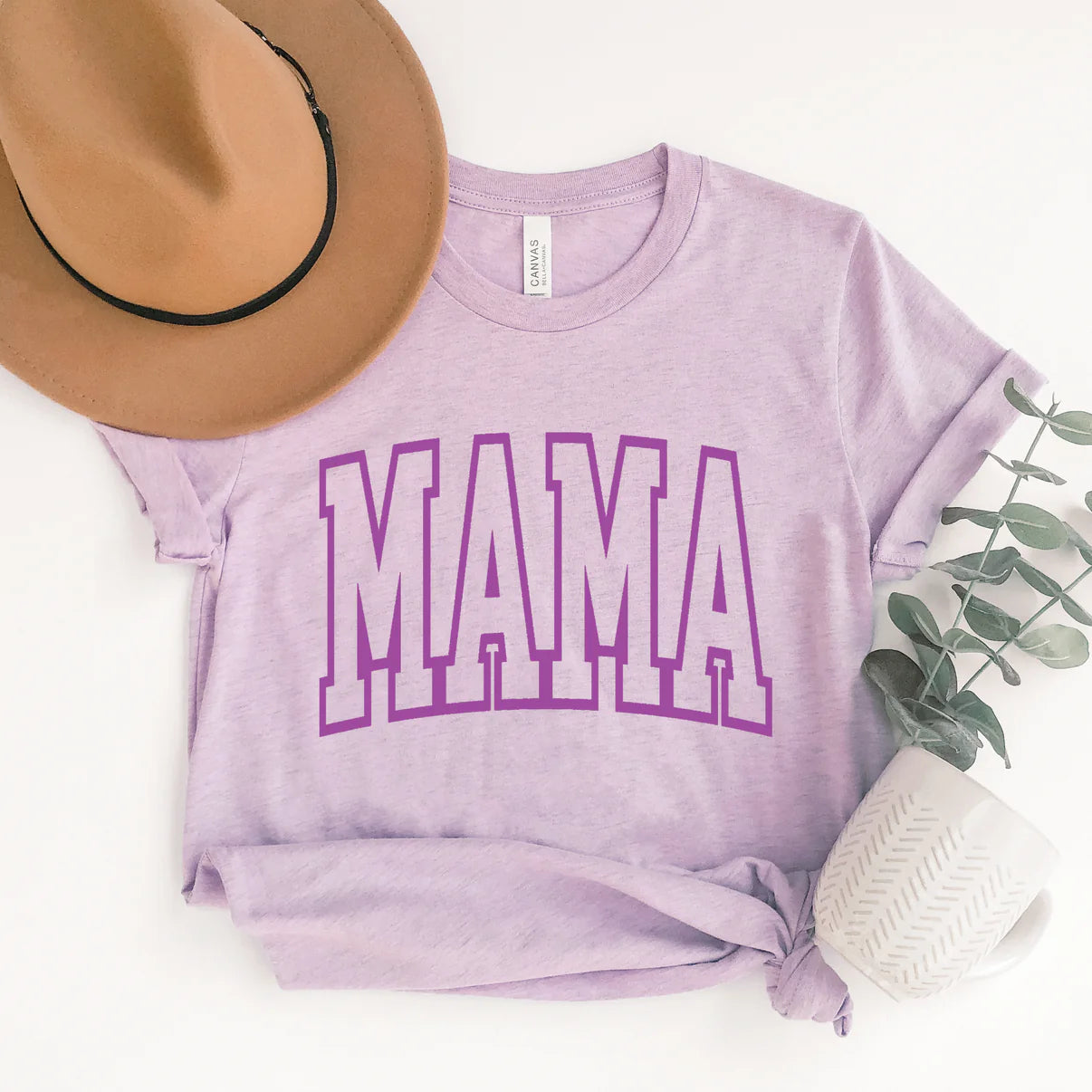 Purple Mama Tee | Puff Print