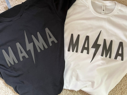 Mama Bolt Tee | Puff Print