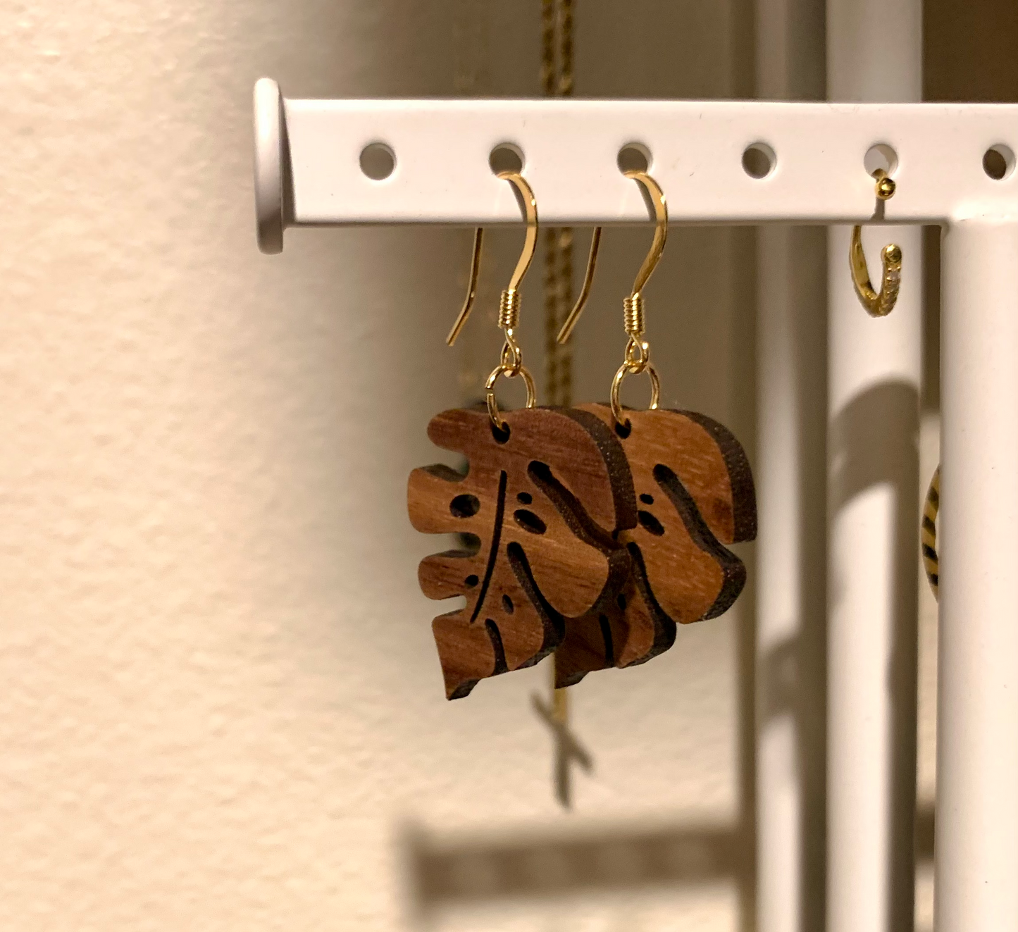 Monstera Earrings