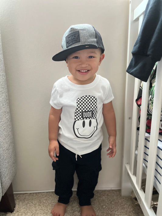 Dude Smiley Tee | Toddler