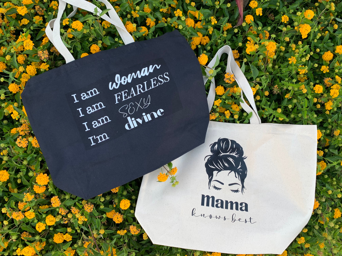 Mama Knows Best tote bag